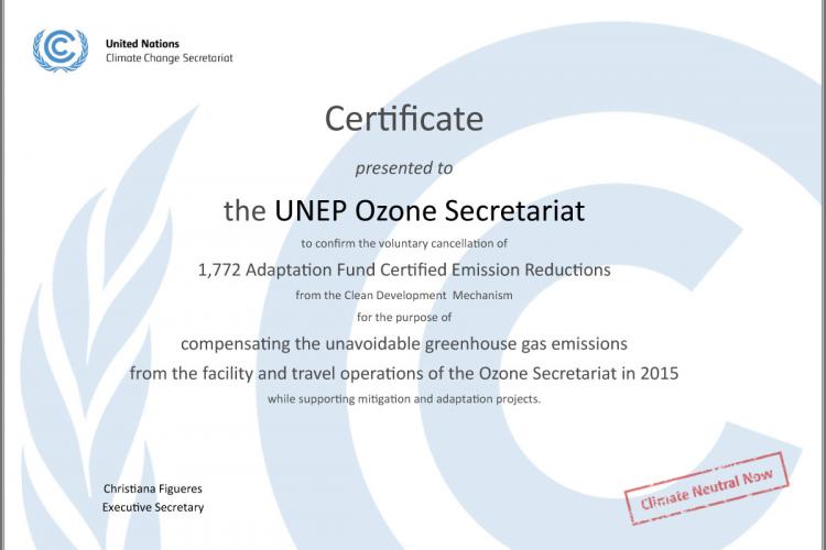 Carbon footprint